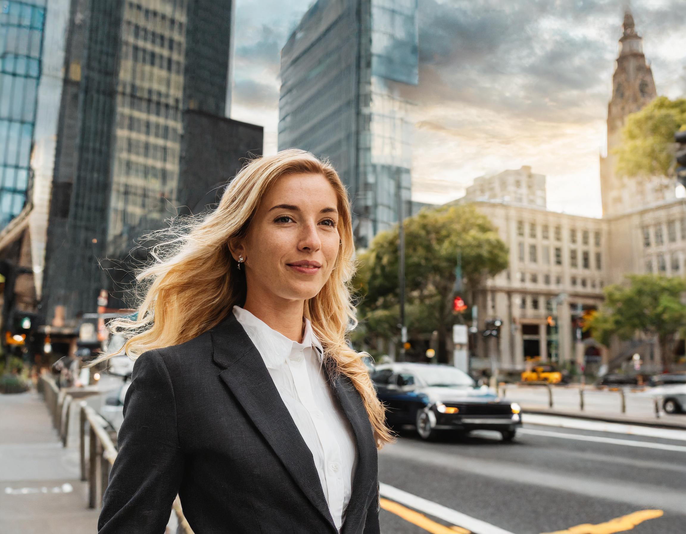 Luxuslimousinen im Stadtbild von Berlin