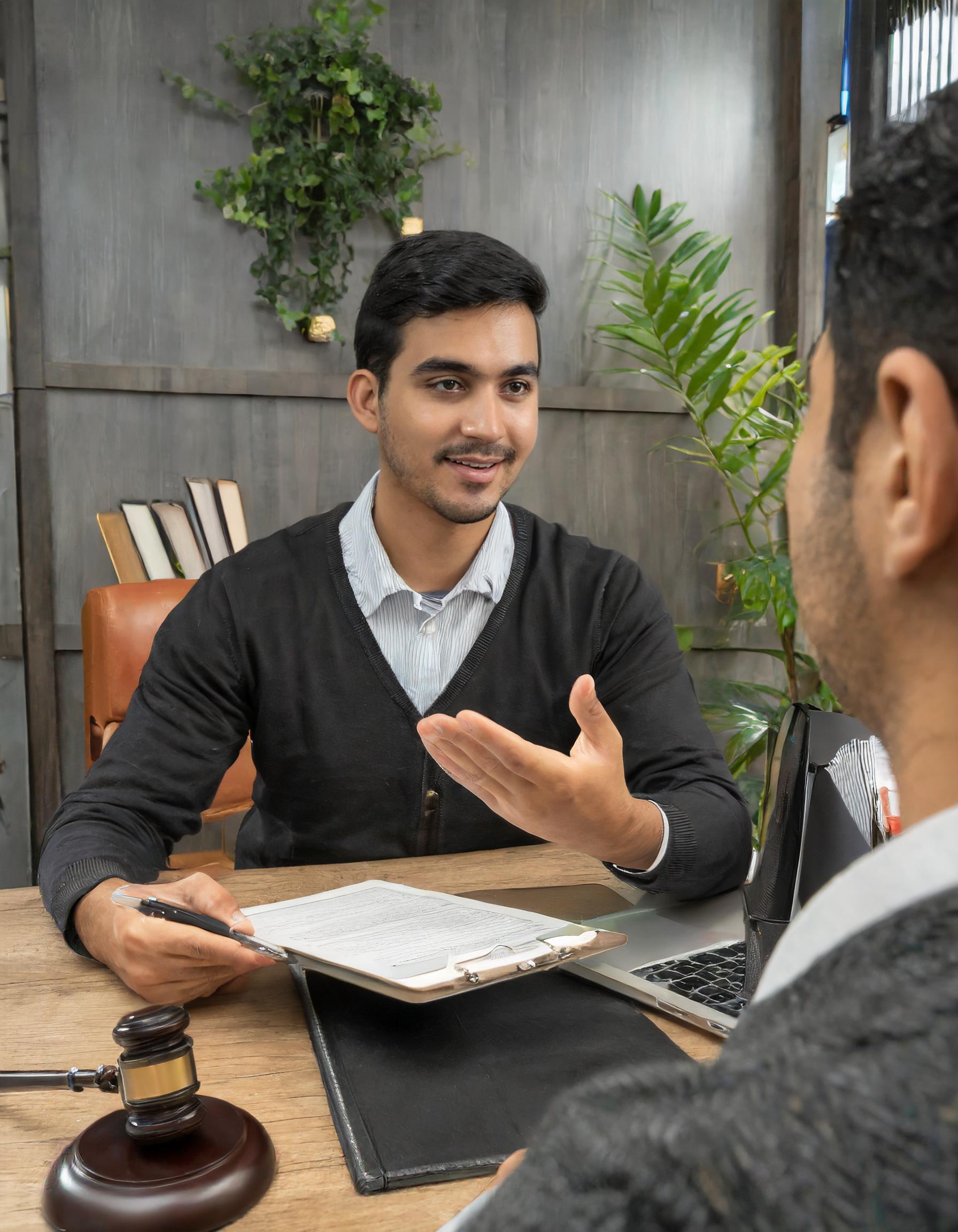 Autoankauf-Experte im Gespräch mit einem Geschäftspartner