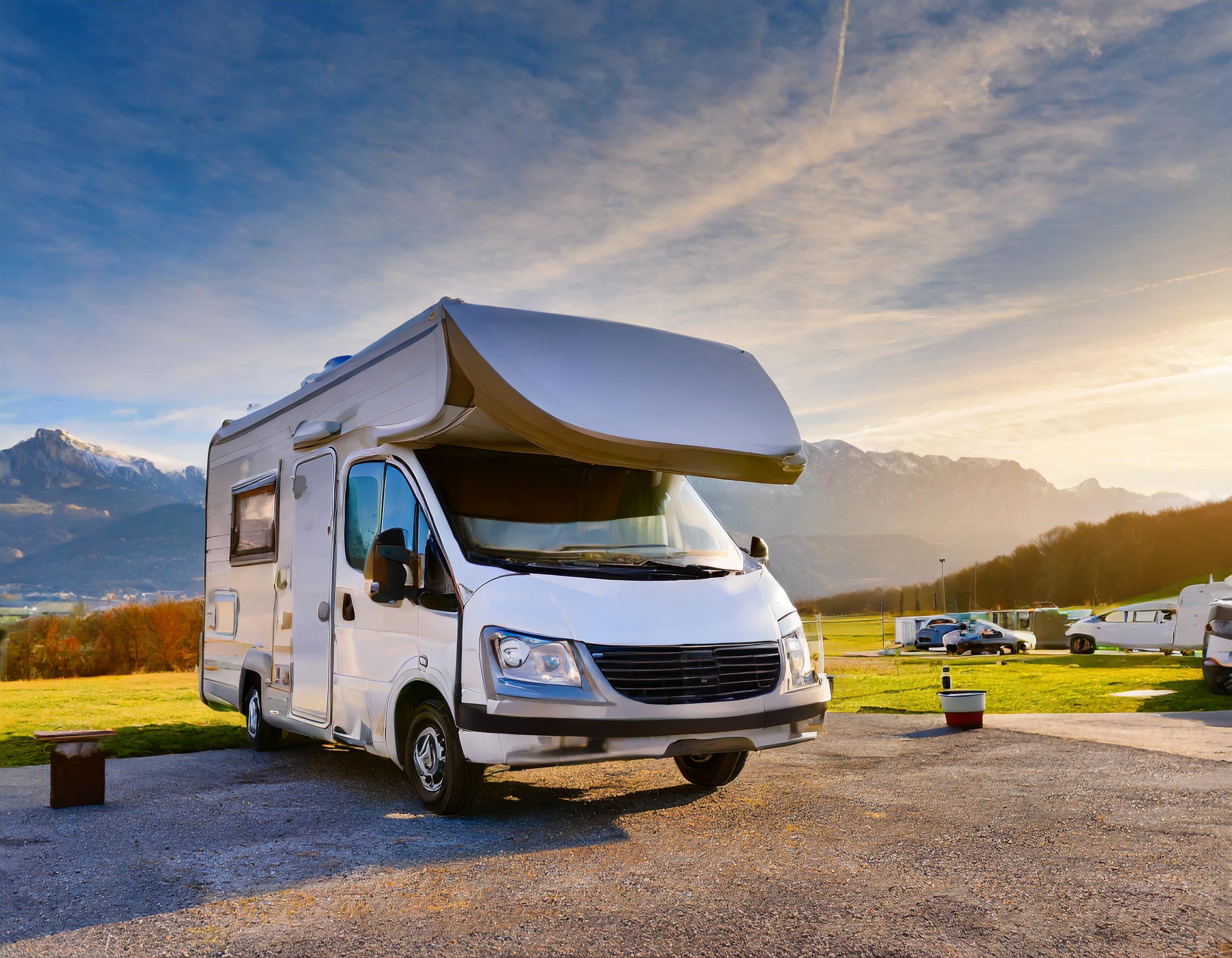 Kompakte Fahrzeuge auf einem Parkplatz eines Unternehmens
