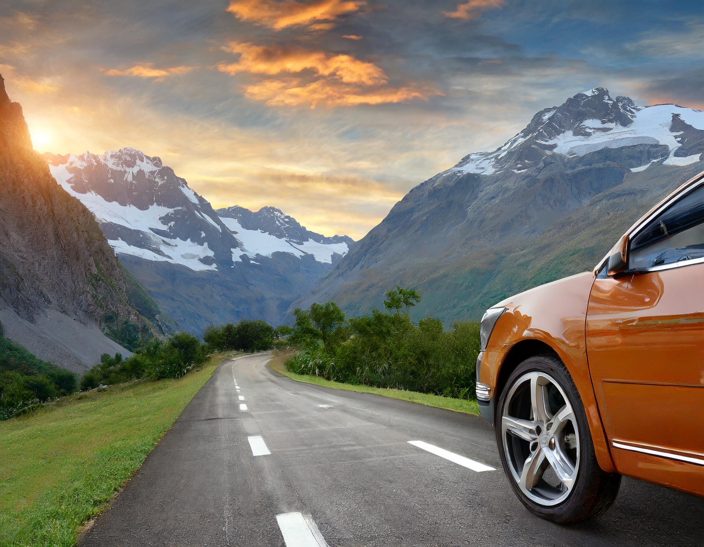 Autos, die in einem modernen Design präsentiert werden